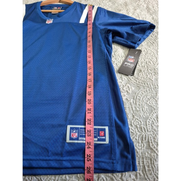 NFL‎ Indianapolis Colts Pro Line Jersey Football Blue Womens Size L/G - Picture 4 of 5